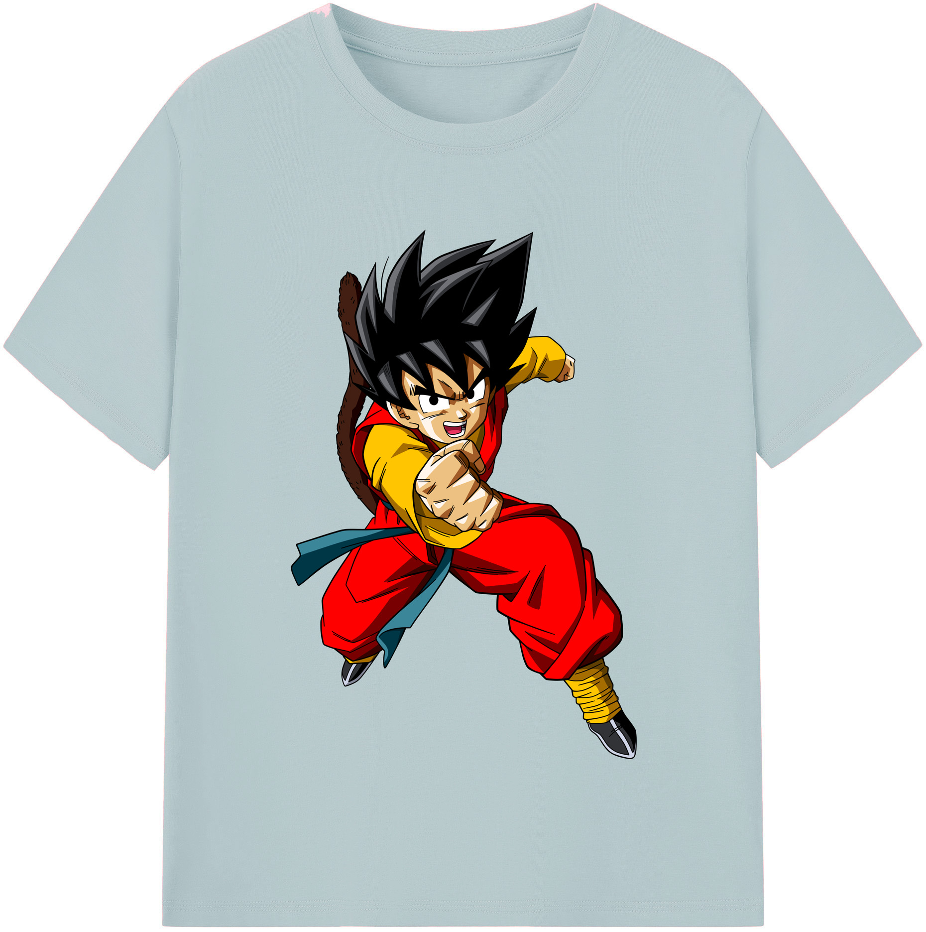 （画像用） ドラゴンボール 孫悟空（そん ごくう）Son Goku カカロット DRAGON BALL Kakarotto 綿100％半袖Tシャツ（フロントプリント）
